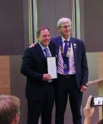 Allensmore MD, Mark Taylor with new HTA President, Alan Down